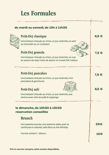 Autres formules au menu de la Bouture - Page 2